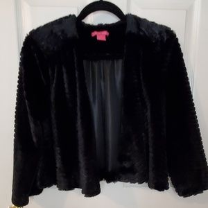 Faux fur cropped shrug - new w/o tags